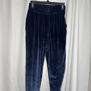 Fabletics Navy Velvet Joggers